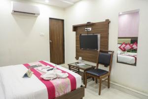 Letto o letti in una camera di Hotel Plaza Executive - near BKC