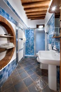A bathroom at Agriturismo Le Macie