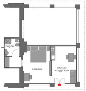 The floor plan of Agriturismo Le Macie