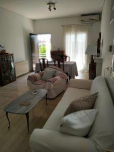 A seating area at Emily`s vacation house
