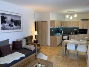 Kuchyň nebo kuchyňský kout v ubytování Apartment Rezidence - Javor & Wellness