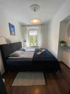 Posteľ alebo postele v izbe v ubytovaní Apartament Zdrój Lądek