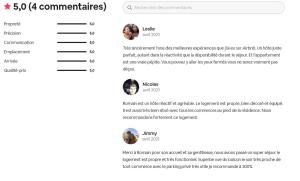 a screenshot of a page of a website with a list of people at Le 79 Reflet de la Marne in Noisy-le-Grand