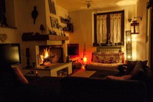 Area soggiorno di Trilly Bed & Breakfast