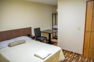 Postel nebo postele na pokoji v ubytování CENTRAL PARK CDE
