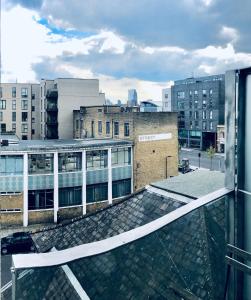 a view from the roof of a building at Double Room with Private Balcony in London