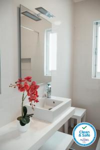 Kylpyhuone majoituspaikassa Casa da Relva