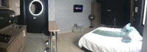 Letto o letti in una camera di Apartahotel Avanti