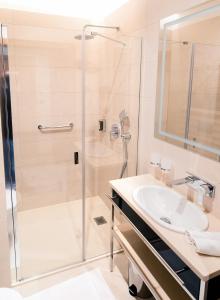 Koupelna v ubytování Sky Hotel Kraków
