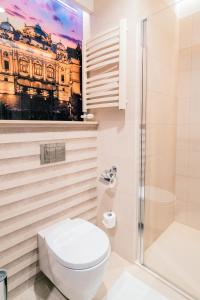 Koupelna v ubytování Sky Hotel Kraków