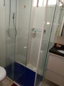 Phòng tắm tại Cantinho Aconchegante 304 Praia - Tambaú