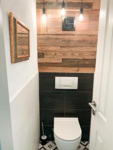 A bathroom at Appartamento Giovanna Rosegg