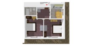 Plan piętra w obiekcie "Adamerhof"