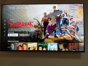 TV a/nebo společenská místnost v ubytování Jahn Apartments