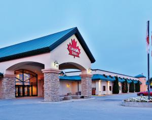 a front view of a canadian inn at Canad Inns Destination Centre Portage la Prairie in Portage La Prairie