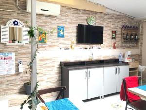 TV a/nebo společenská místnost v ubytování Genius Hotel Istanbul