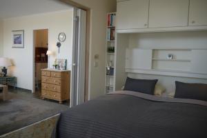 En eller flere senge i et værelse på Ferienwohnung Schieko