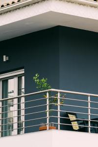 Balkón nebo terasa v ubytování Athena Center Apartments