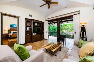 A seating area at Dream House in prestigious Hacienda Pinilla
