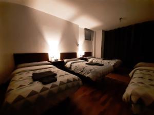 Posteľ alebo postele v izbe v ubytovaní Habitaciones La MAR