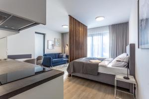 Posteľ alebo postele v izbe v ubytovaní Ski Chalet Klínovec