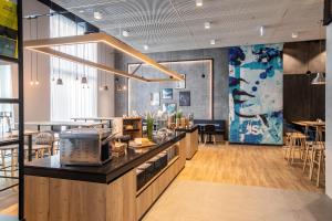 Kuchyňa alebo kuchynka v ubytovaní H2 Hotel Budapest