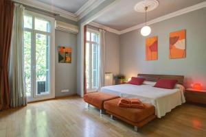 Postel nebo postele na pokoji v ubytování Luxury Central Apartment