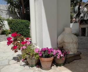 Aed väljaspool majutusasutust B&B L'Altare Bianco