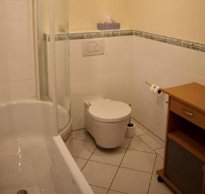 Ένα μπάνιο στο Ferienwohnung Fanese +5 φωτογραφίες