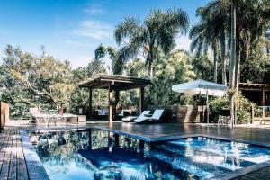 Swimmingpoolen hos eller tæt på Hospedaria das Brisas