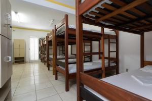 Ένα ή περισσότερα κρεβάτια σε δωμάτιο στο Pousada Hebrom