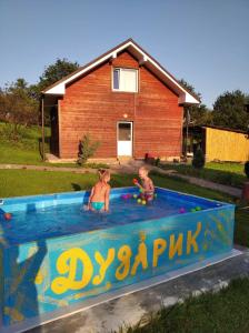 Bazén v ubytování Hotel Dudarik nebo v jeho okolí