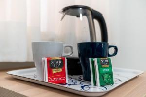 Coffee and tea making facilities at Bianco Latte