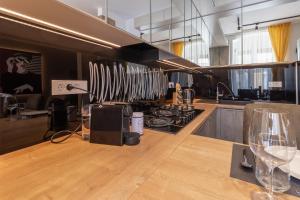 Køkken eller tekøkken på Apartments BARBIS