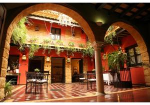 Reštaurácia alebo iné gastronomické zariadenie v ubytovaní La Casona de Calderón Gastronomic & Boutique Hotel