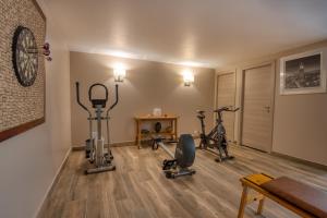 Fitness centrum a/nebo fitness zařízení v ubytování la villa miel