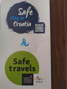 Certifikát, hodnocení, plakát nebo jiný dokument vystavený v ubytování Apartman Aleks