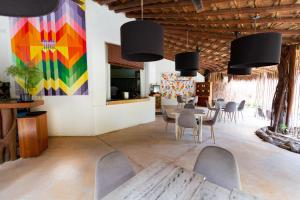 Posezení v ubytování Holbox Dream Beachfront Hotel