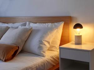 Posteľ alebo postele v izbe v ubytovaní PAPPA casa vacanze