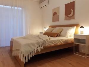 Posteľ alebo postele v izbe v ubytovaní PAPPA casa vacanze