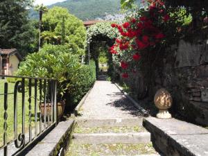 Zahrada ubytování Ca Balossa, Tremezzina lago di Como davanti a Bellagio e villa Balbianello