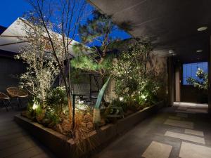 Um jardim em Agora Tokyo Ginza