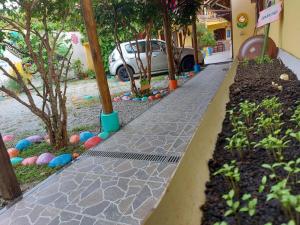 Zahrada ubytování Pousada Parque Imperial no centro de Paraty