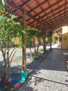 Zahrada ubytování Pousada Parque Imperial no centro de Paraty