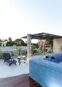 Balkón nebo terasa v ubytování La Aurora Hotel Colonial