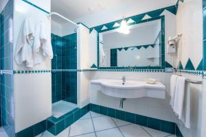 Koupelna v ubytování Maresca Hotel Praiano