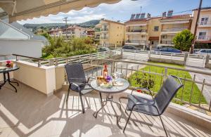 Balkón alebo terasa v ubytovaní Sun & Sea Luxury Apartment
