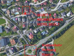 Widok z lotu ptaka na obiekt Apartmán Fürth