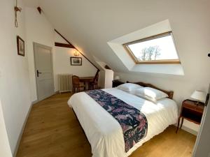 Manoir de L'Oiselière客房内的一张或多张床位