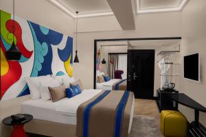 Cama ou camas em um quarto em Sura Hagia Sophia Hotel mais 37 fotos